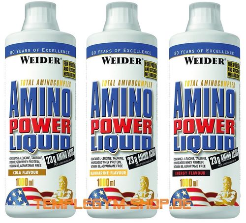 Weider Amino Power Liquid 1000ml Flasche (27,99€/l)