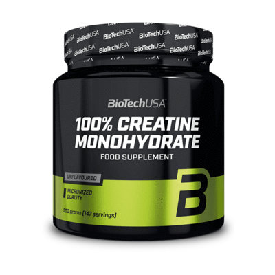 BioTech USA 100% Creatine Monohydrate 500g Dose (21,98€/Kg)
