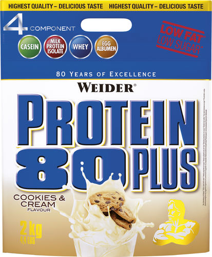 Weider Protein 80 Plus  2 Kg Standbeutel (29,45€Kg)