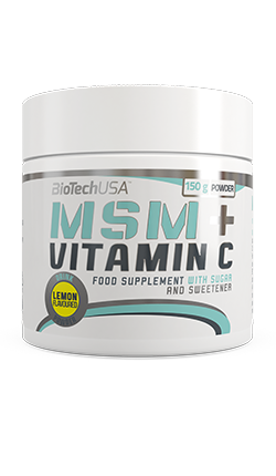 BioTech USA MSM + Vitamin C 150g Dose (79,33€/Kg)