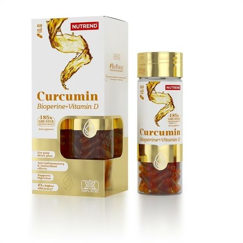 Nutrend Curcumin + Bioperine + Viamin D 60 Kapseln (623,98€/Kg)